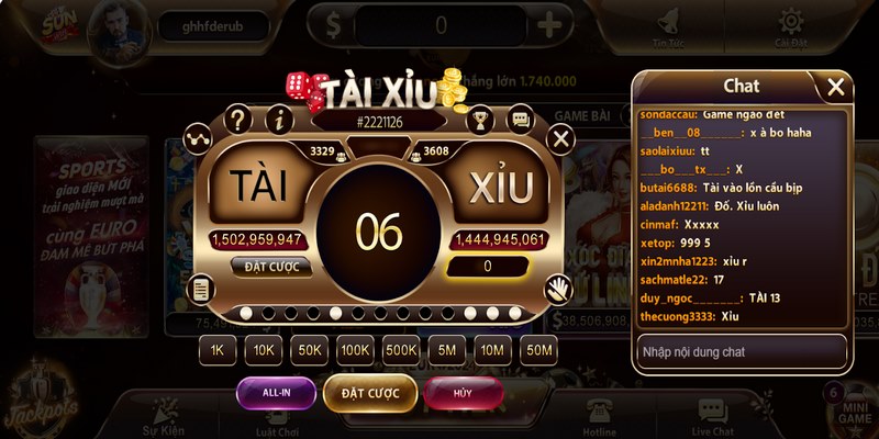  Tham gia game Tài xỉu tại Sunwin đơn giản cho những người thích đặt cược