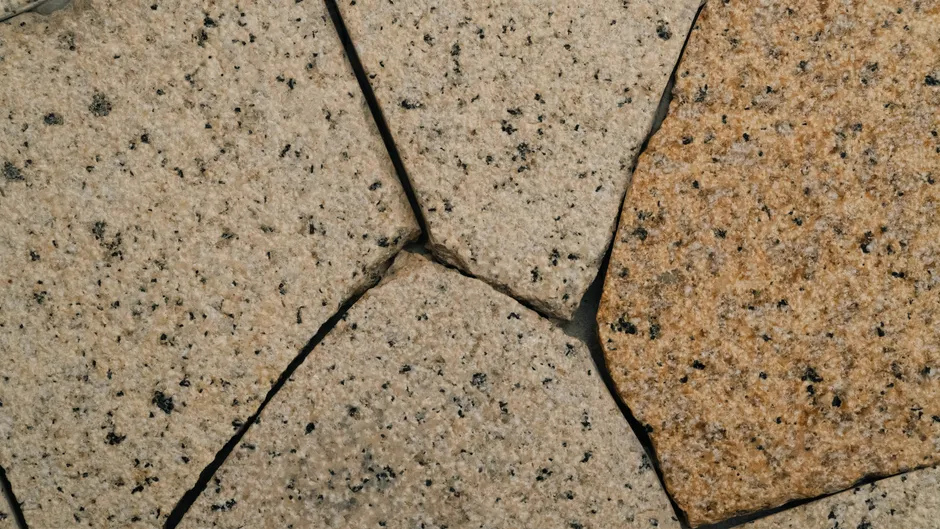Lối đi sân vườn lát đá granite xám tự nhiên